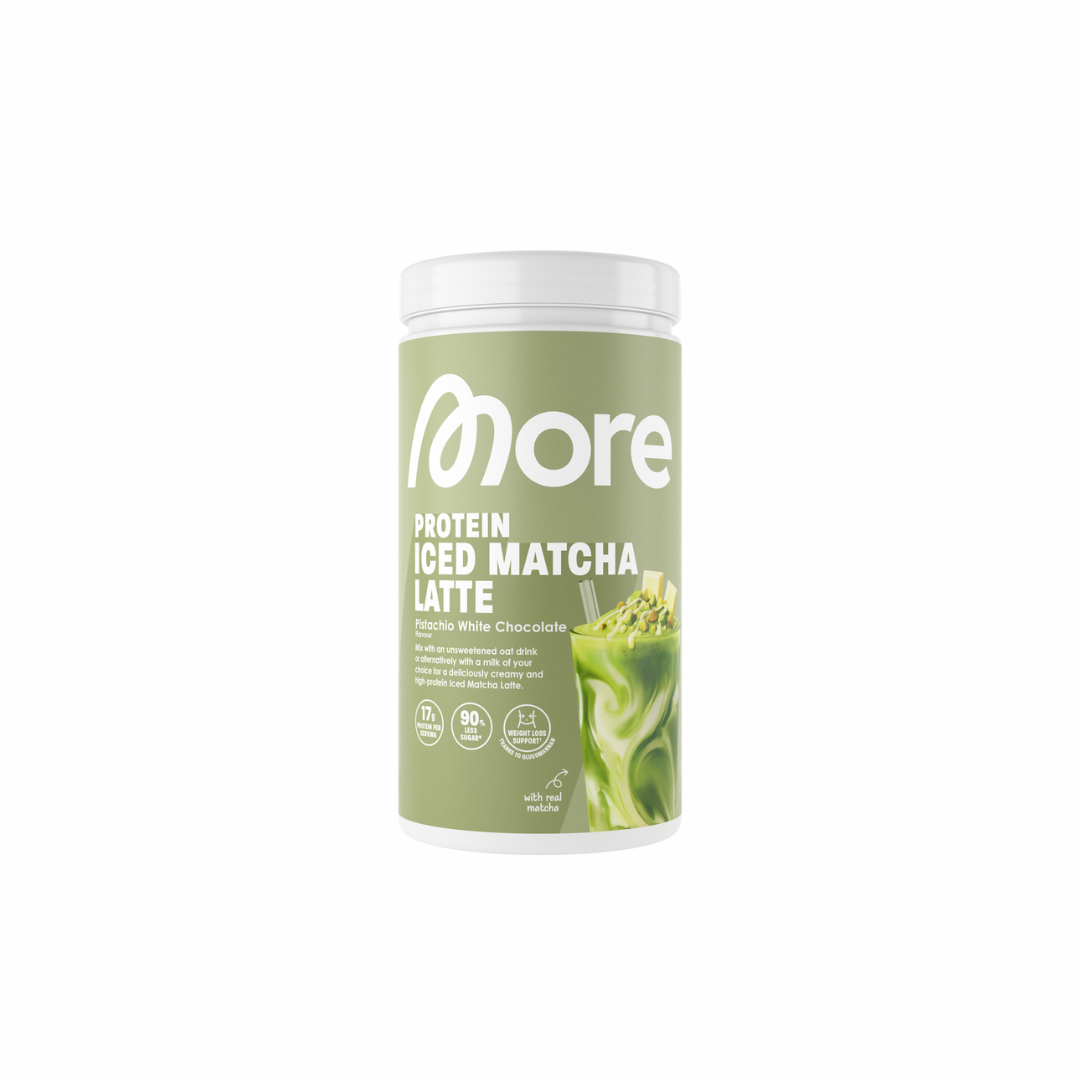 More Protein Iced Matcha Latte