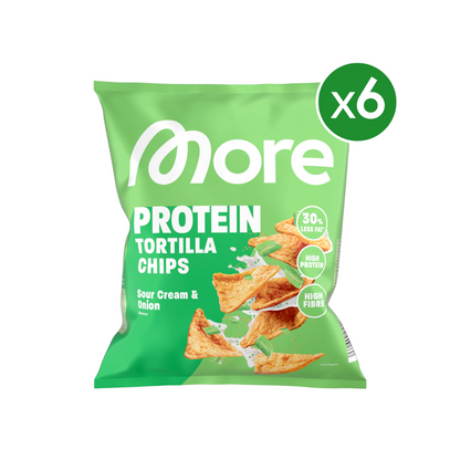 More Protein Tortilla Chips, 6x50g