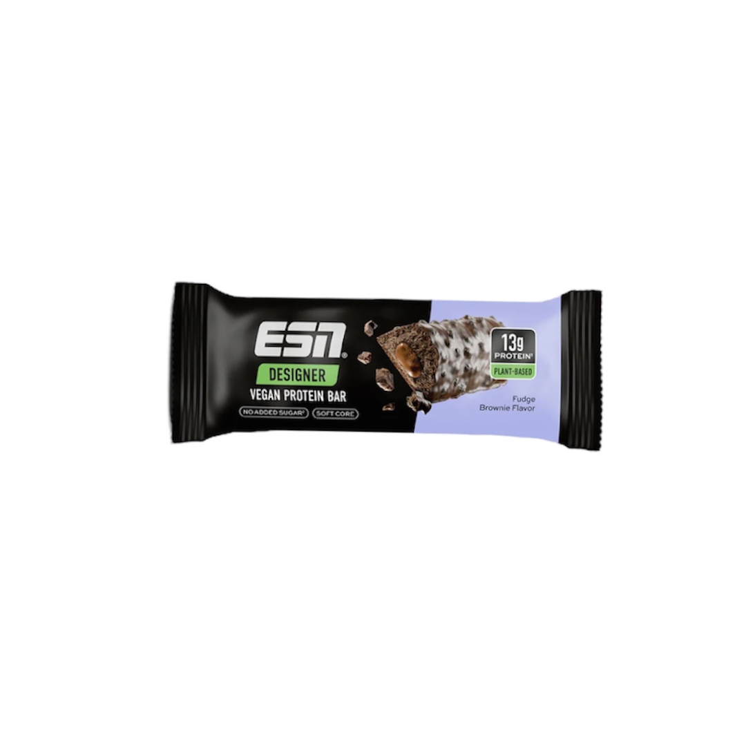 Designer Vegan Protein Bar 55g (KANN BEI HEISSEN TEMPERATUREN BEI DER LIEFERUNG SCHMELZEN)