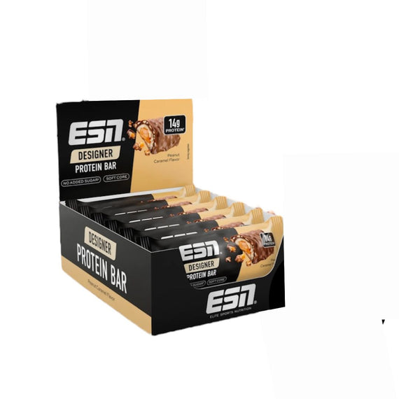 ESN Designer Bar Premium Box, 12 Riegel (45g) (KANN BEI HEISSEN TEMPERATUREN BEI DER LIEFERUNG SCHMELZEN)