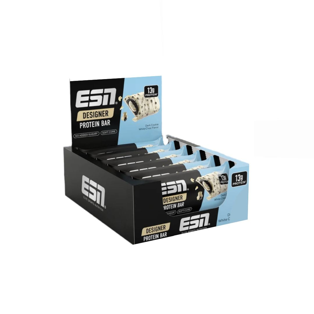 ESN Designer Bar Premium Box, 12 Riegel (45g) (KANN BEI HEISSEN TEMPERATUREN BEI DER LIEFERUNG SCHMELZEN)